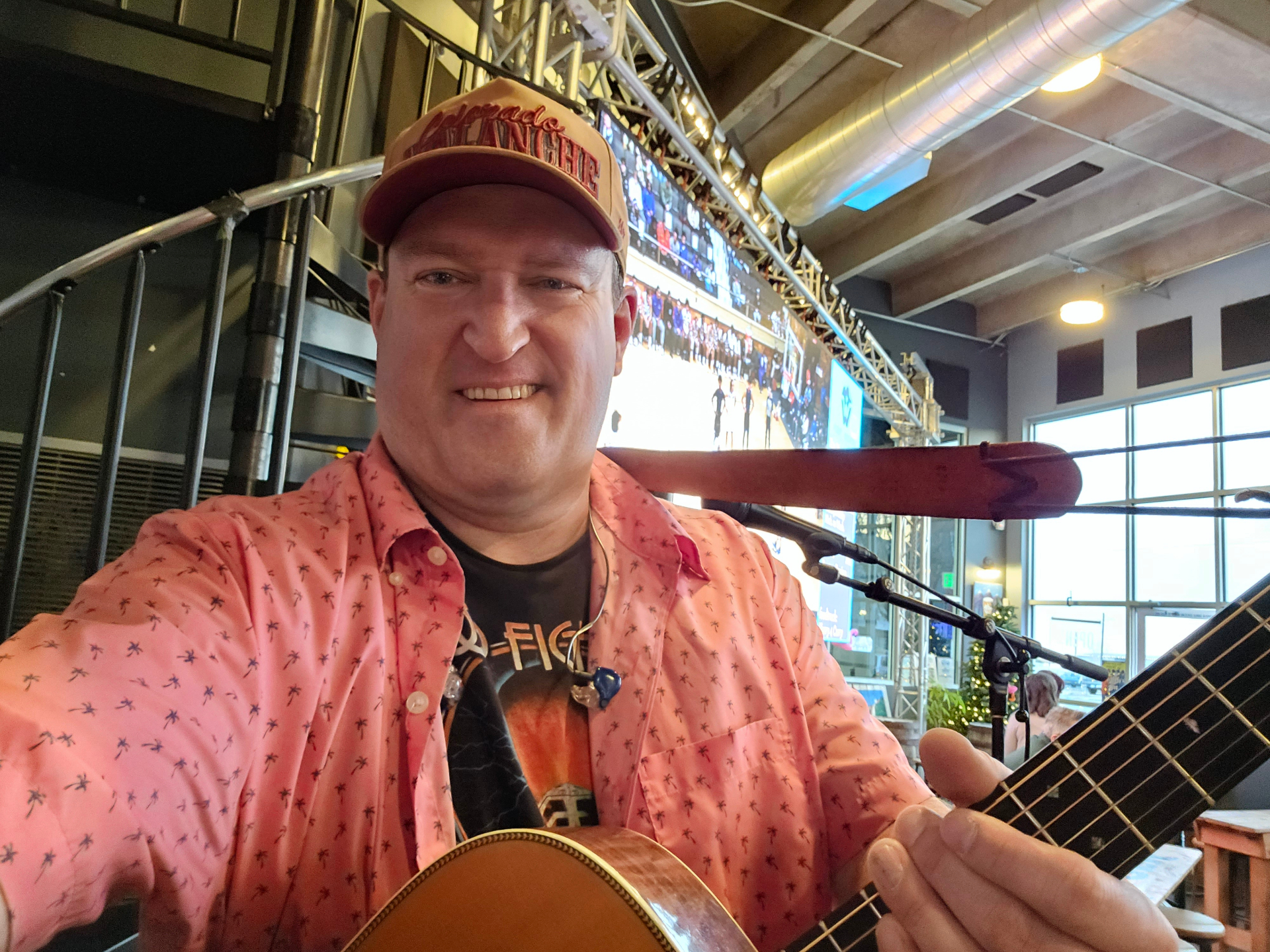 Brewery gig selfie
